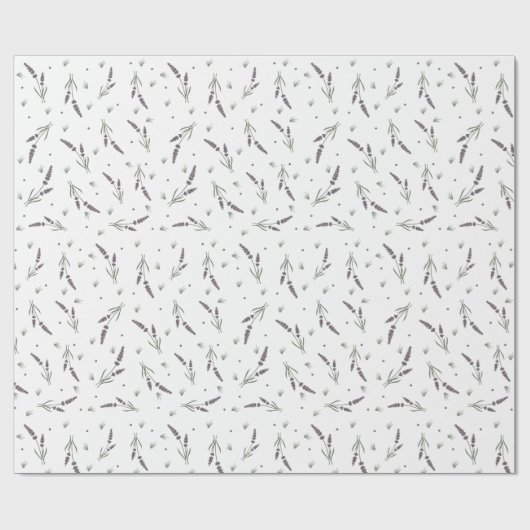 Lavande flowers geschenkpapier (Flach)
