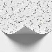 Lavande flowers geschenkpapier (Ecke)