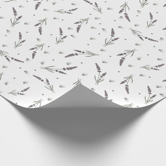Lavande flowers geschenkpapier (Ecke)