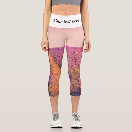 Lavander Capri Leggings (Vorderseite)