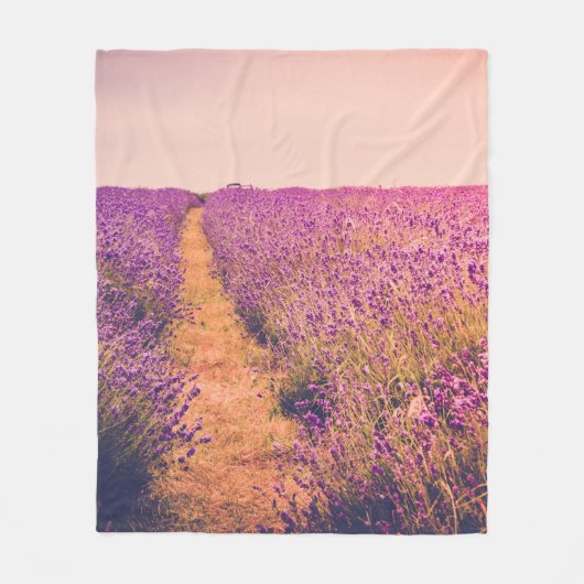 Lavander Fleecedecke (Vorderseite)