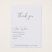 Lavander Necklace & Earrings Jewelry Display Card (Rückseite)