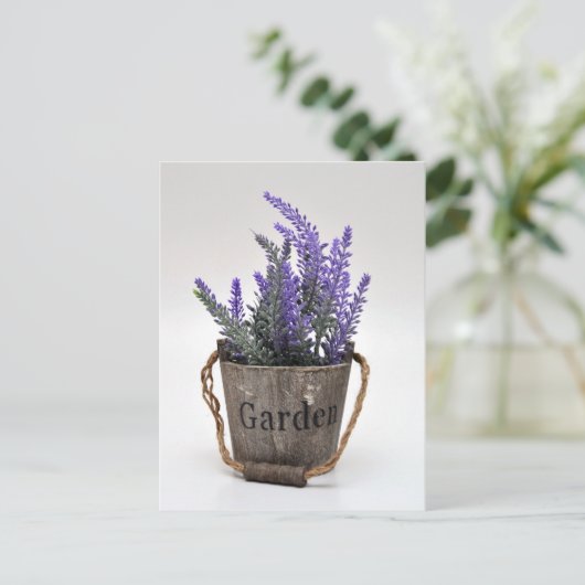 Lavander Postkarte (Stehend Vorderseite)