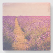Lavander Steinuntersetzer (Vorderseite)