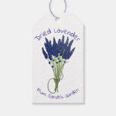 Lavandula Driving Lavendel Bunch Geschenkanhänger (Vorderseite)