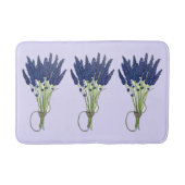 Lavandula Lavender Bunch Kraut Lila Blumengarten Badematte (Vorderseite)