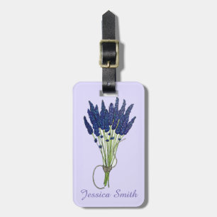 Lavandula Lavender Bunch Kraut Lila Blumengarten Gepäckanhänger