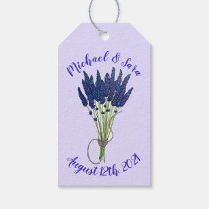 Lavandula Lavender Bunch Kraut Lila Blumengarten Geschenkanhänger