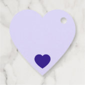 Lavandula Lavender Bunch Kraut Lila Blumengarten Geschenkanhänger (Rückseite)