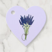 Lavandula Lavender Bunch Kraut Lila Blumengarten Geschenkanhänger (Vorderseite)
