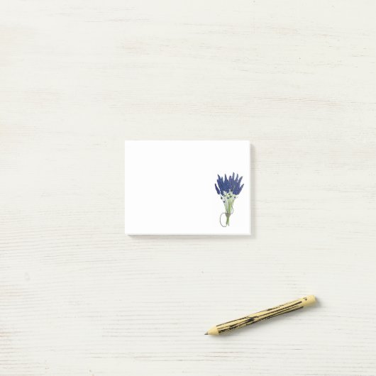 Lavandula Lavender Bunch Kraut Lila Blumengarten Post-it Klebezettel (Auf Schreibtisch)