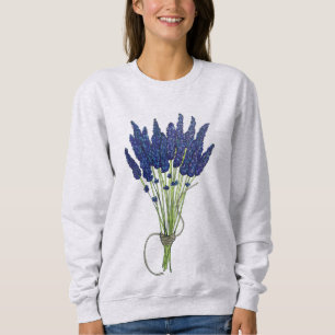 Lavandula Lavender Bunch Kraut Lila Blumengarten Sweatshirt