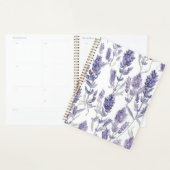 Lavanfelder | Lila Wasserfarben-Blumenmuster Planer (Anzeige)