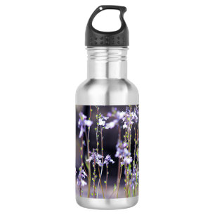 Lavanidelwilde Blumen Edelstahlflasche