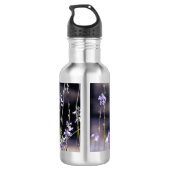 Lavanidelwilde Blumen Edelstahlflasche (Rückseite)