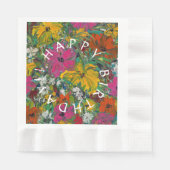 Lavanya Birthday Party Napkins Serviette (Vorderseite)