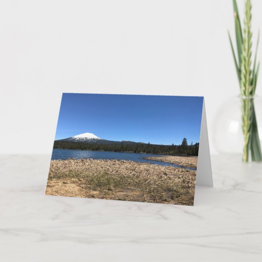 Lavasee, Oregon Karte (Vorderseite)