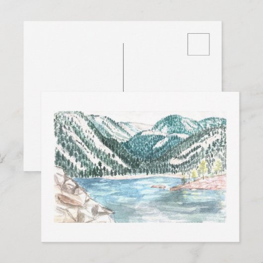 Lavasee Postkarte (Vorne/Hinten)