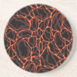 Lavaströme Getränkeuntersetzer