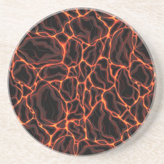 Lavaströme Getränkeuntersetzer (Vorne)