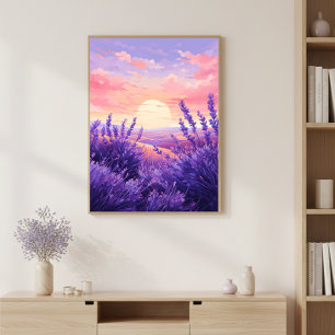 Lavaszunefeld-Wandkunst-Druckposter Poster