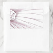 Lavatera Blume Macro Rechteckiger Aufkleber (Tasche)