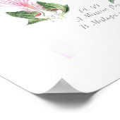 Lavatera trimestris und Malope trifida Poster (Ecke)