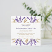 Lavatour & Wheat Probe Dinner Einladung (Stehend Vorderseite)