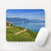 Lavaux Region, Waadt, die Schweiz Mousepad (Mit Mouse)