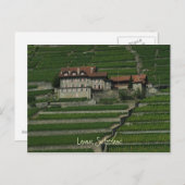 Lavaux, Schweiz Postkarte (Vorne/Hinten)