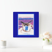 LaVazza Clock Quadratische Wanduhr (Zuhause)