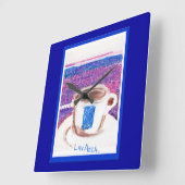 LaVazza Clock Quadratische Wanduhr (Winkel)