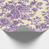 Lavendar Roses Geschenkpapier (Ecke)