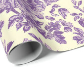Lavendar Roses Geschenkpapier (Rolleneckpunkt)