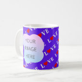 Lavende LIEBE Stylish Kaffeetasse (Vorderseite Links)