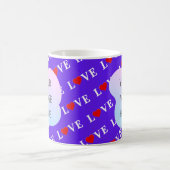 Lavende LIEBE Stylish Kaffeetasse (Mittel)