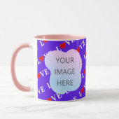 Lavende LIEBE Stylish Tasse (Links)