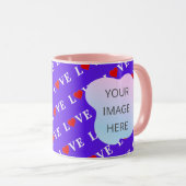 Lavende LIEBE Stylish Tasse (VorderseiteRechts)