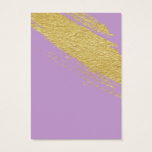 Lavendeer Gold Brush Earring Display Cards (Rückseite)