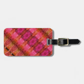 Lavendel 1974 Ikat 13 Gepäckanhänger (Vorderseite horizontal)