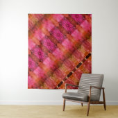 Lavendel 1974 Ikat 13 Wandteppich (Beispiel)