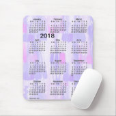 Lavendel 2018 beleuchtet Großdruck-Kalender durch Mousepad (Mit Mouse)