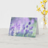 Lavendel 2 karte (Gelbe Blume)