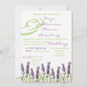 Lavendel-Abends-Einladung Einladung (Vorderseite)