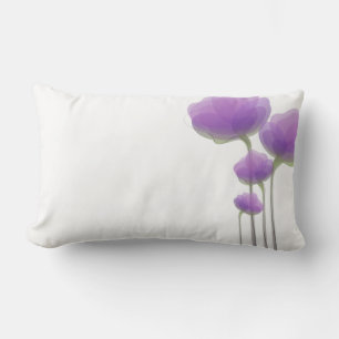 Lavendel Abstrakte Blume Pillow Lendenkissen
