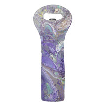 Lavendel-abstrakte Wein-Tasche - "Naomi "