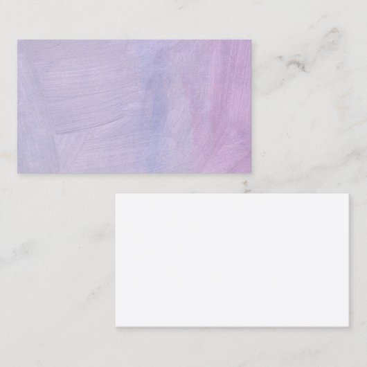 Lavendel Acrylic Visitenkarte (Vorne/Hinten)