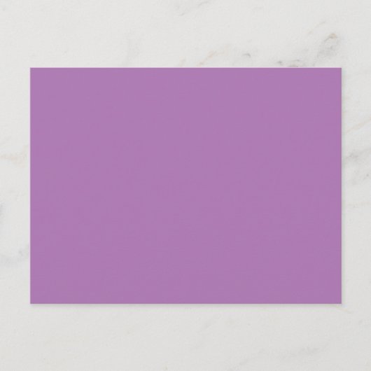 Lavendel #AD7682, Pastel Lila Ankündigungspostkarte (Vorderseite)