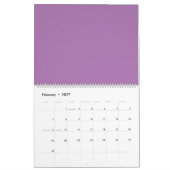 Lavendel #AD7682, Pastel Lila Kalender (Feb 2027)