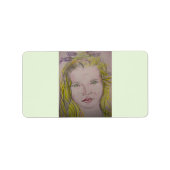 Lavendel Adressaufkleber (Vorne)